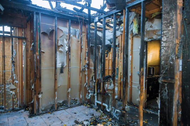 Professional Fire Damage Removal technician working in Dodge City, KS